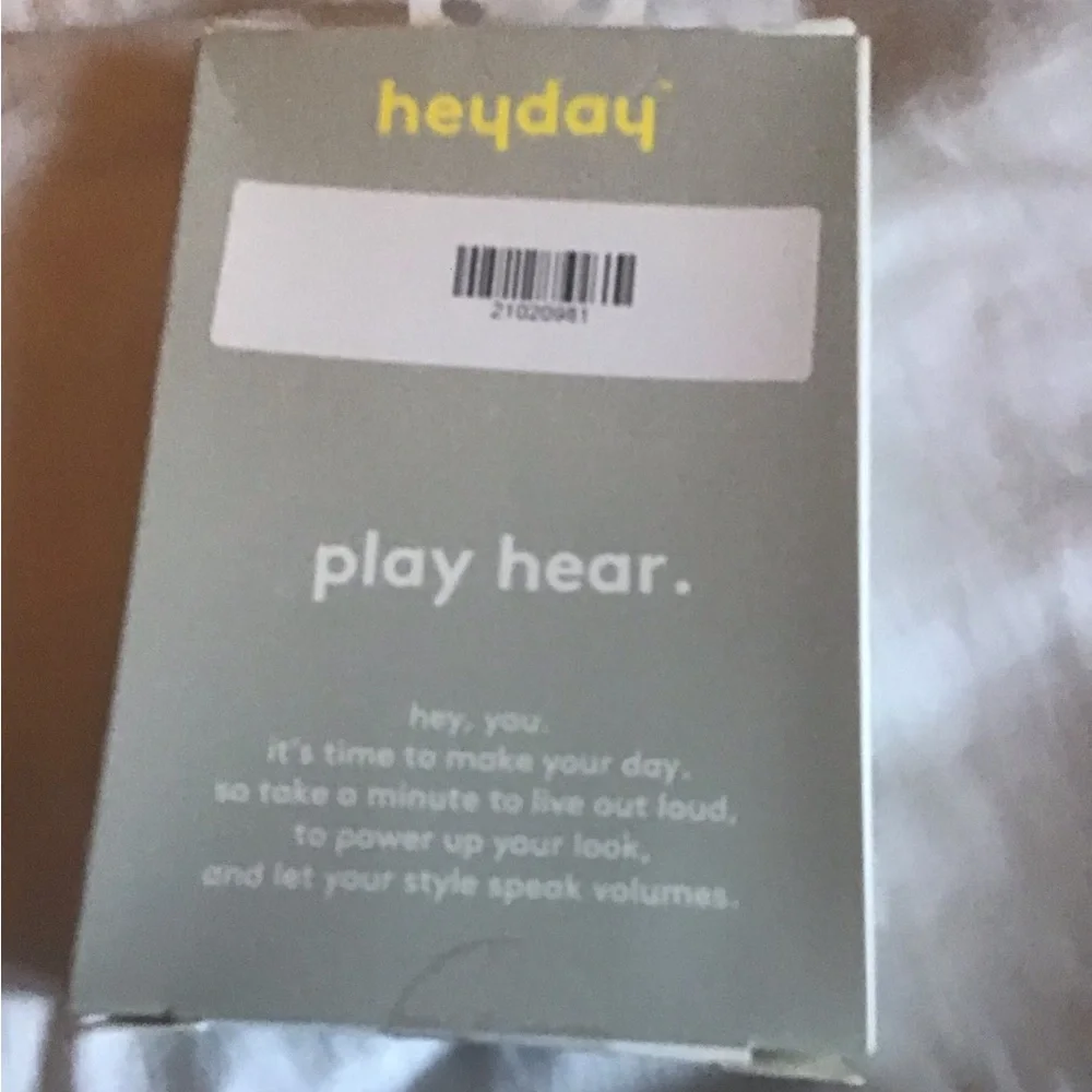 🌟🌟🌟Heyday 3 ft orange audio round cable NEW
